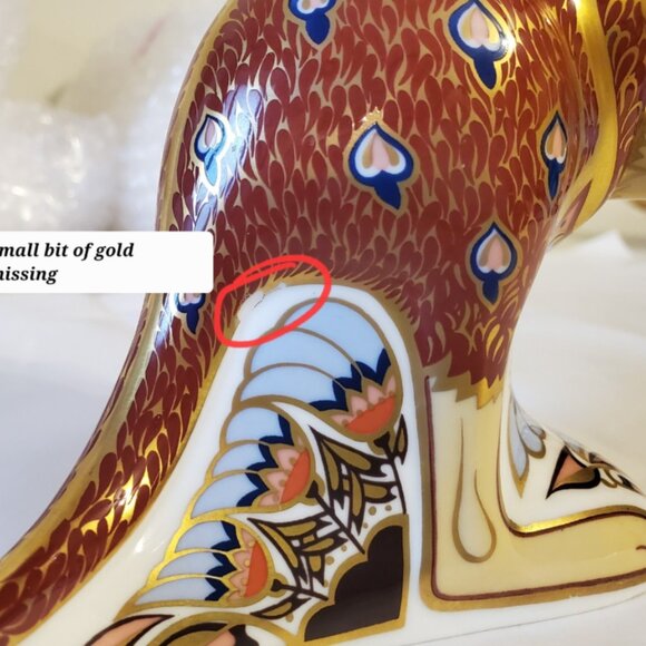 Royal Crown Derby Kangaroo with Joey Paperweight Figurine - Picture 6 of 7